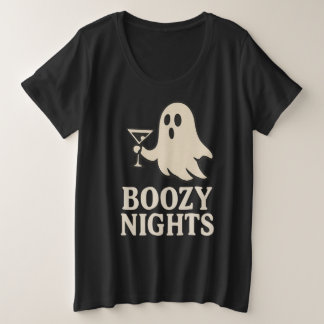 Boozy Nights | spookglamour Grote Maat T-shirt