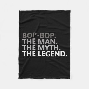 Bop-bop De Man De Mythe De Legende Grappige Opa Fleece Deken