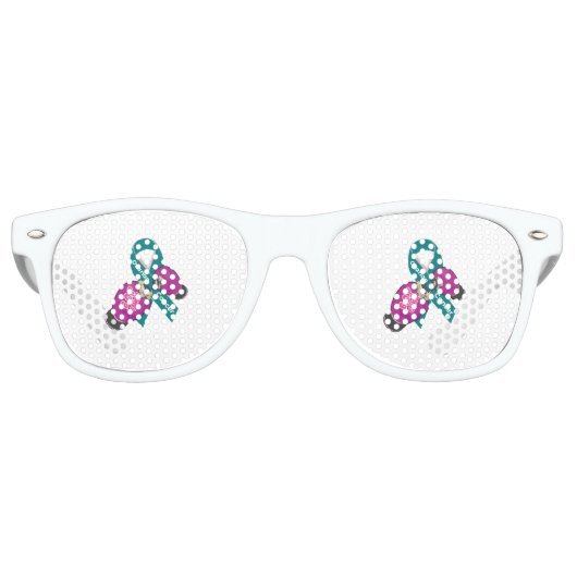 BOP Cancer- Cancer de l'ovaire Lunettes de soleil  (Devant)