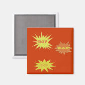 BOP ZAP ZOWIE RETRO MAGNEET (Voorkant / Achterkant)