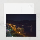 Boppard à la nuit - carte postale (Devant / Derrière)