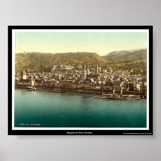 Boppard, Rijn, Duitsland Poster (Voorkant)
