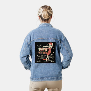 Boppin' With Beth dames veste denim