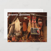 Boqueria-Butcher Briefkaart (Voorkant / Achterkant)
