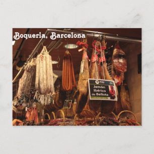 Boqueria-Butcher Briefkaart