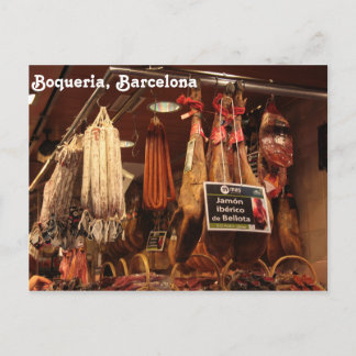 Boqueria-Butcher Briefkaart