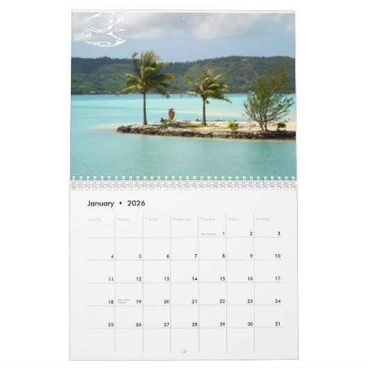 Bora Bora 2011 Agenda Kalender (Jan 2026)