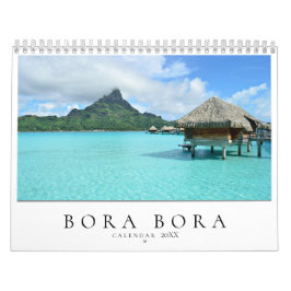 Bora Bora 20XX kalender voor landschapsfotografie