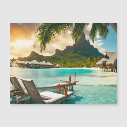 Bora Bora Ansichtkaart (Bora Bora d) (Voorkant)