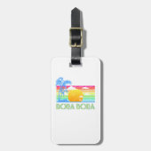 Bora Bora Beach Bagagelabel (Voorkant verticaal)