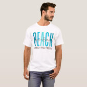 Bora Bora Beach Frans-Polynesië (Oceaan) T-shirt (Voorkant volledig)
