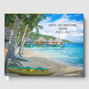 Bora Bora Beach House Bungalows Wedding Guestbook Gastenboek