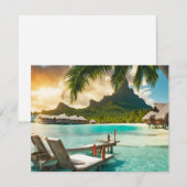 Bora Bora (Bora Bora d) Kaart (Voorkant / Achterkant)