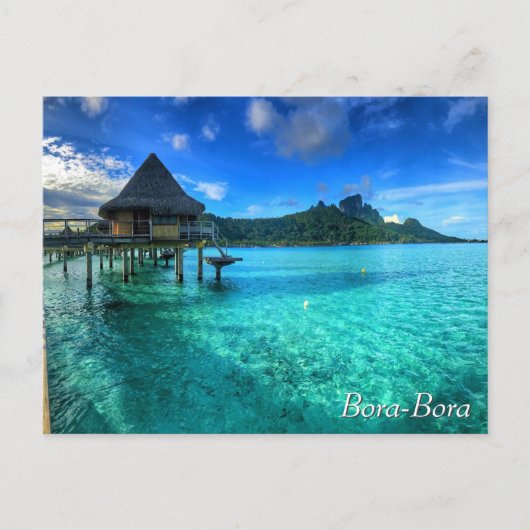 Bora-Bora Briefkaart (Voorkant)