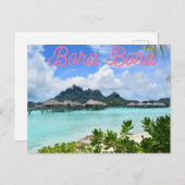 Bora Bora Briefkaart (Voorkant / Achterkant)