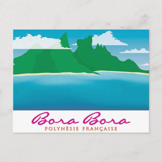 Bora Bora Briefkaart (Voorkant)