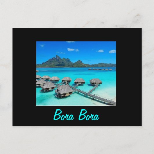 Bora Bora briefkaart (Voorkant)