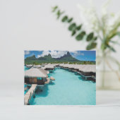 Bora bora Briefkaart (Bora bora 4) (Staand voorkant)