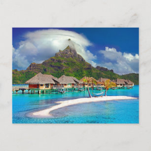 Bora Bora Carribean Island Briefkaart