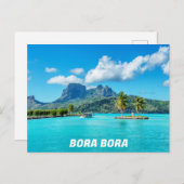 BORA BORA Dream Island Briefkaart (Voorkant / Achterkant)