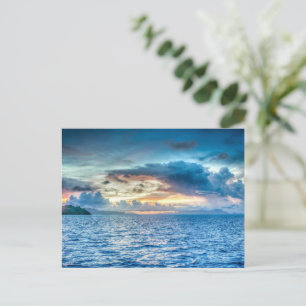 Bora-bora, eiland van de zuidelijke Stille Oceaan Briefkaart