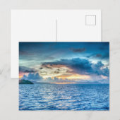 Bora-bora, eiland van de zuidelijke Stille Oceaan Briefkaart (Voorkant / Achterkant)