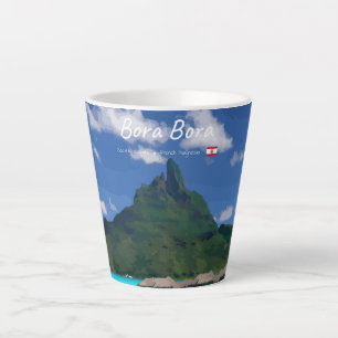 Bora Bora, Frans-Polynesië - Klein strandresort Latte Mok