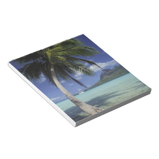 Bora Bora, Frans Polynesië Mt. Otemanu, gezien Notitieblok (Schuin)