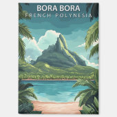 Bora Bora Frans Polynesië Tropisch Magneet (Voorkant)