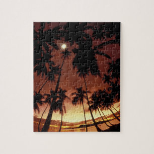 Bora Bora, Franse Polynesië Sunset shot door Legpuzzel