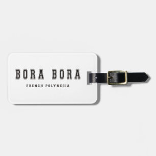 Bora Bora French Polynesia Bagagelabel