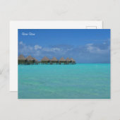 Bora Bora French Polynesia Briefkaart (Voorkant / Achterkant)