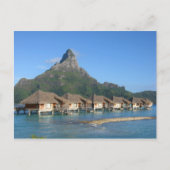 Bora Bora Huts Briefkaart (Voorkant)