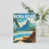 Bora Bora Island Briefkaart (Staand voorkant)