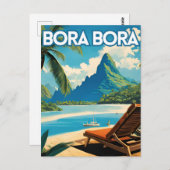 Bora Bora Island Briefkaart (Voorkant / Achterkant)