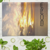 Bora Bora-keukenhanddoek Theedoek (Gevouwen)