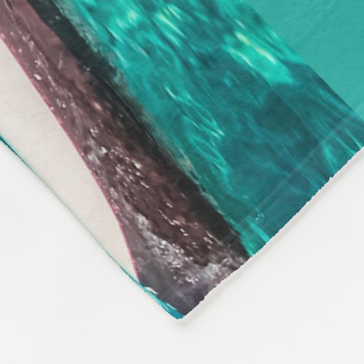 Bora Bora lagune Fleece Deken (Hoek)