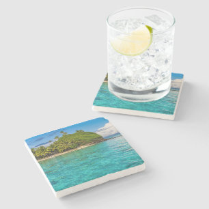 Bora Bora lagune Stenen Onderzetter