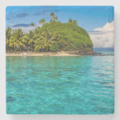 Bora Bora lagune Stenen Onderzetter (Voorkant)