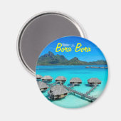 Bora Bora magneet (Voorkant / Achterkant)