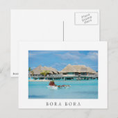 Bora Bora-ontbijtdienst in kano Briefkaart (Voorkant / Achterkant)