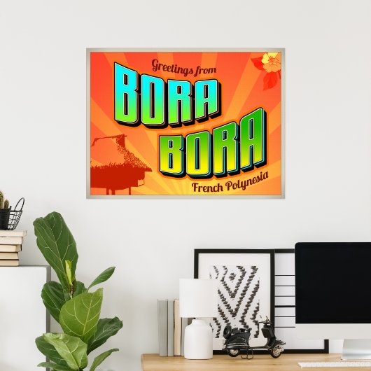 BORA BORA poster (Bureau à domicile)