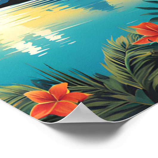 Bora Bora Poster (Hoek)