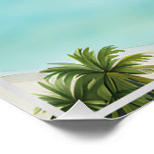 Bora bora poster de voyage rétro, polynésie frança (Coin)