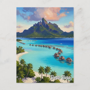Bora Bora Reizen Briefkaart