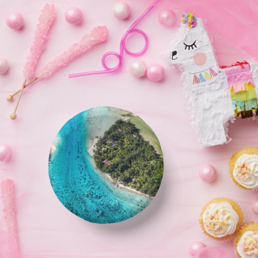 Bora Bora - route naar de oceaan Papieren Kommen (Feest)