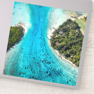 Bora Bora - route naar de oceaan Sticker