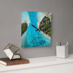 Bora Bora - route naar de oceaan Vierkante Klok