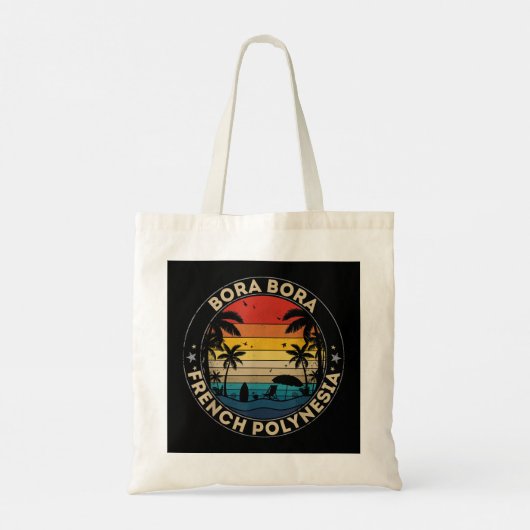 Bora Bora Souvenir - Franse Polynesië Reminder Tote Bag (Achterkant)