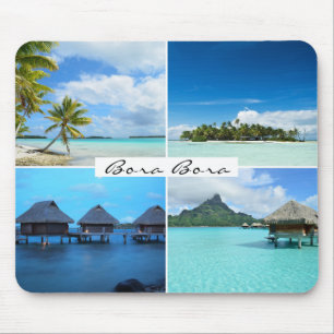 Bora Bora stranden collage foto Muismat